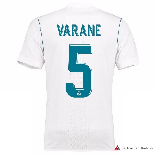 Camiseta Real Madrid Primera equipación Varane 2017-2018